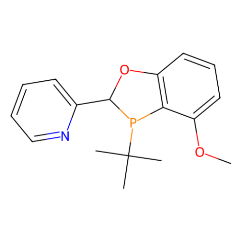 aladdin 阿拉丁 R282193 2-((2R,3R)-3-(叔丁基)-4-甲氧基-2,3-二氢苯并[D][1,3]氧杂磷杂环戊烯-2-基)吡啶 1542796-07-5 ≥95%，≥99% ee