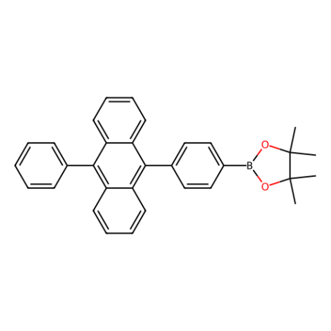 aladdin 阿拉丁 T161758 4,4,5,5-四甲基-2-[4-(10-苯基蒽-9-基)苯基]-1,3,2-二氧环戊硼烷 1143576-84-4 95%