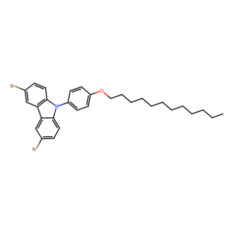 aladdin 阿拉丁 D404231 3,6-二溴-9-(4-十二烷氧基苯基)-9H-咔唑 865163-47-9 97.0%