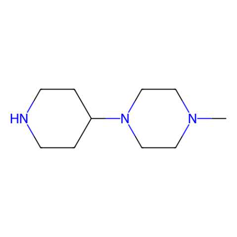aladdin 阿拉丁 M189155 1-甲基-4-(4-哌啶基)哌嗪 53617-36-0 98%
