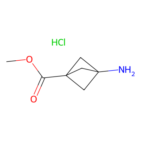 aladdin 阿拉丁 M177150 3-氨基双环[1.1.1]戊烷-1-羧酸甲酯盐酸盐 676371-65-6 97%