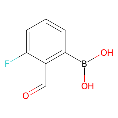 aladdin 阿拉丁 F139364 3-氟-2-甲酰基苯基硼酸(含有数量不等的酸酐) 871126-15-7 ≥95%