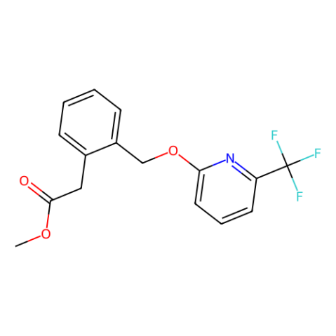 aladdin 阿拉丁 M587840 2-(2-(((6-(三氟甲基)吡啶-2-基)氧基)甲基)苯基)乙酸甲酯 187327-30-6 97%