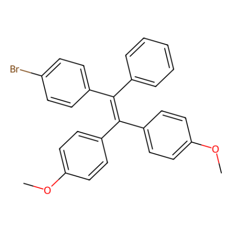 aladdin 阿拉丁 B587106 4,4'-(2-(4-溴苯基)-2-苯基乙烯-1,1-二基)双(甲氧基苯) 1378502-33-0 97%