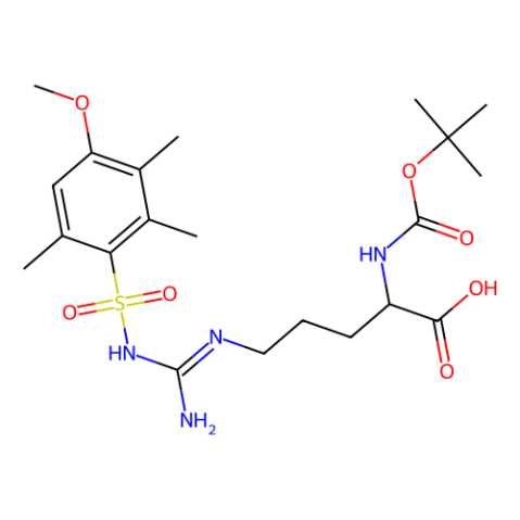 aladdin 阿拉丁 B178835 N^a-Boc-N^w-(4-甲氧基-2,3,6-三甲基苯基磺酰基)-L-精氨酸 102185-38-6 95%