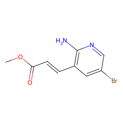 aladdin 阿拉丁 A188061 3-(2-氨基-5-溴-吡啶-3-基)丙烯酸甲酯 912760-74-8 95%