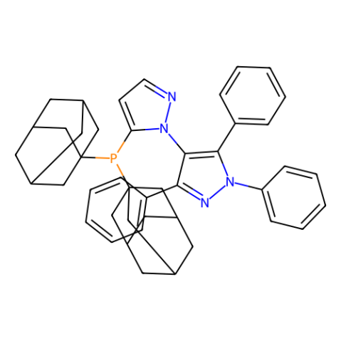 aladdin 阿拉丁 D586736 5-(二(金刚烷-1-基)膦基)-1’,3’,5’-三苯基-1'H-1,4'-联吡唑 1239478-87-5 97%