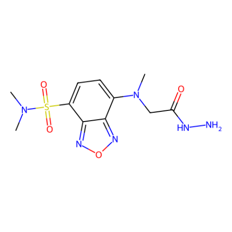 aladdin 阿拉丁 D155221 DBD-CO-Hz [=4-(N,N-二甲基氨基磺酰)-7-(N-肼基羰甲基-N-甲基)氨基-2,1,3-苯并恶二唑][用于高效液相色谱标记] 179951-63-4 >98.0%(HPLC)