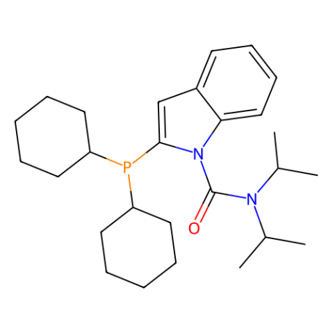 aladdin 阿拉丁 D281970 2-（二环己基膦基）-N，N-双(1-甲基乙基)-1H-吲哚-1-甲酰胺 1067175-36-3 ≥98%