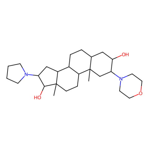 aladdin 阿拉丁 B419458 (2b,3a,5a,16b,17b)-2-(4-吗啉基)-16-(1-吡咯烷基)雄烷-3,17-二醇 119302-20-4 98%