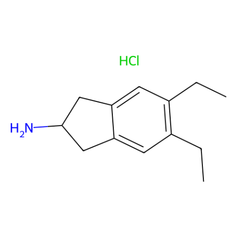 aladdin 阿拉丁 D192667 5,6-二乙基-2,3-二氢-1H-茚-2-胺盐酸盐 312753-53-0 98%