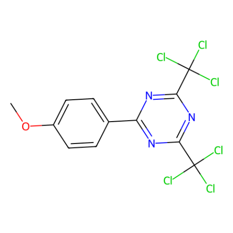 aladdin 阿拉丁 M158244 2-(4-甲氧苯基)-4,6-双(三氯甲基) -1,3,5-三嗪 3584-23-4 >98.0%(HPLC)