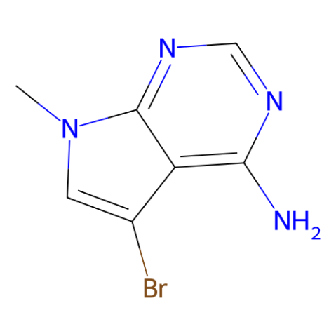 aladdin 阿拉丁 B587008 5-溴-7-甲基-7H-吡咯[2,3-d]嘧啶-4-胺 1337532-51-0 97%