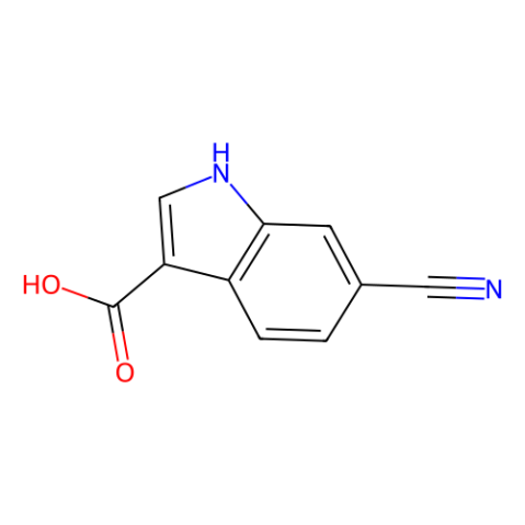 aladdin 阿拉丁 C587670 6-氰基-1H-吲哚-3-羧酸 174500-88-0 95%