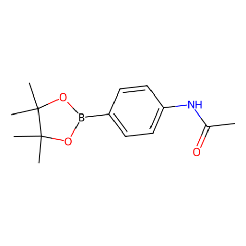 aladdin 阿拉丁 T162806 4'-(4,4,5,5-四甲基-1,3,2-二杂氧戊硼烷-2-基)乙酰苯胺 214360-60-8 98%