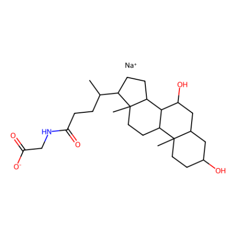 aladdin 阿拉丁 S167765 甘氨鹅脱氧胆酸钠 16564-43-5 97% (HPLC)