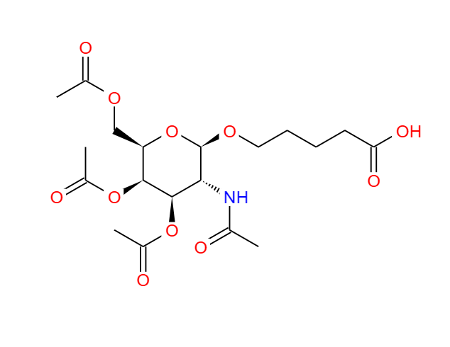 5-[[(2R,3R,4R,5R,6R)-3-乙酰氨基-4,5-二乙酰氧基-6-(乙酰氧基甲基)-2-四氢吡喃基]氧基]戊酸