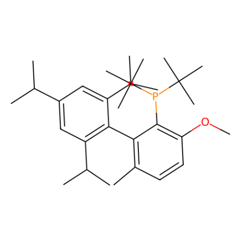 aladdin 阿拉丁 D396483 2-二（叔丁基）膦基-2′,4′,6′-三异丙基-3-甲氧基-6-甲基联苯, 二叔丁基 1262046-34-3 98%