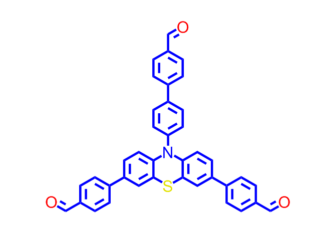 4,4'-(10-(4'-formyl-[1,1'-biphenyl]-4-yl)-10H-phenothiazine-3,7-diyl)dibenzaldehyde