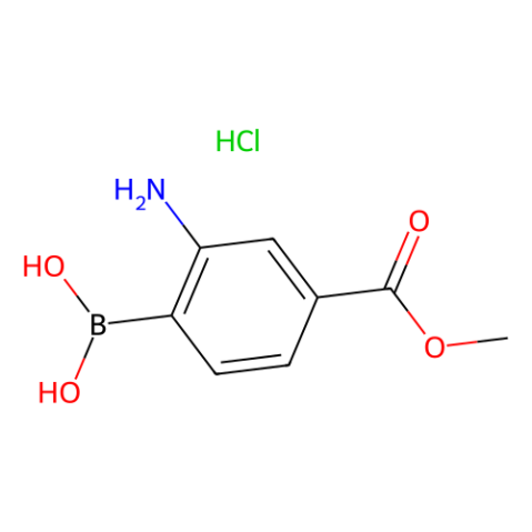 aladdin 阿拉丁 A184145 2-氨基-4-甲氧基羰基苯基硼酸盐酸盐（含有数量不等的酸酐） 380430-55-7 95%