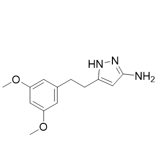 5-(3,5-二甲氧基苯乙基)-1H-吡唑-3-胺 1000895-53-3