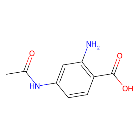 aladdin 阿拉丁 A479074 4-(乙酰氨基)-2-氨基苯甲酸 43134-76-5 97%