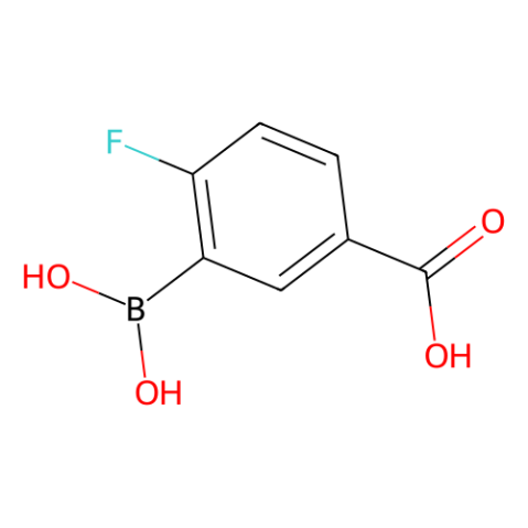 aladdin 阿拉丁 F139376 5-羧基-2-氟苯硼酸 (含不同量的酸酐) 874219-59-7 ≥96%