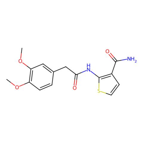aladdin 阿拉丁 W418143 2-[[2-（3,4-二甲氧基苯基）乙酰基]氨基]-3-噻吩甲酰胺 771503-50-5 98%