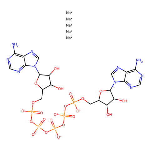 aladdin 阿拉丁 P113572 P1，P5-二（腺苷-5′）五磷酸 五钠盐 4097-04-5 96%