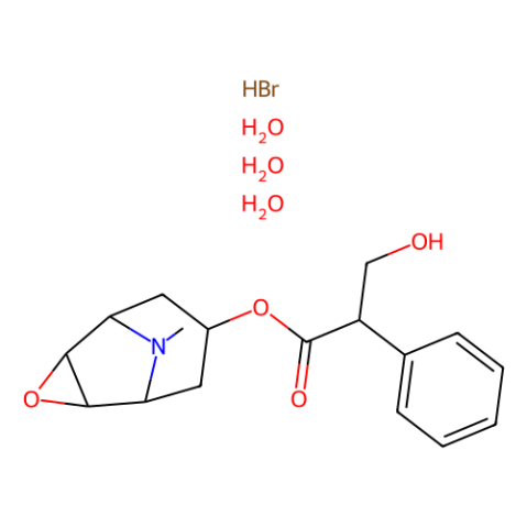 aladdin 阿拉丁 S107418 (-)-东莨菪碱 氢溴酸盐 三水合物 6533-68-2 98%