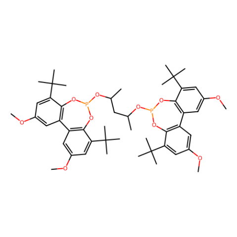 aladdin 阿拉丁 D282019 (-)-6,6'-{[(1S,3S)-1,3-二甲基-1,3-丙二基]双(氧基)}双[4,8-双(叔丁基)-2,10-二甲氧基-联苯并[d,f][1,3,2]二氧磷杂环戊烷] 852042-07-0 95%