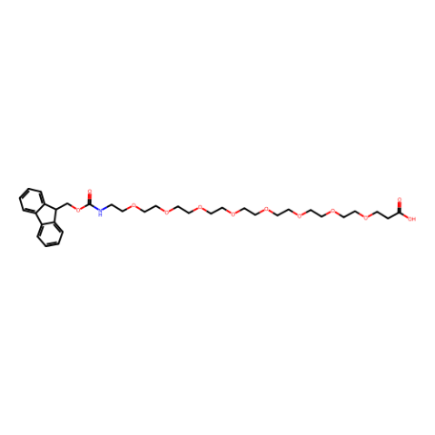 aladdin 阿拉丁 O122102 5,8,11,14,17,20,23,26-八氧杂-2-氮杂二十九碳二酸 1-(9H-芴-9-基甲基)酯 756526-02-0 98%