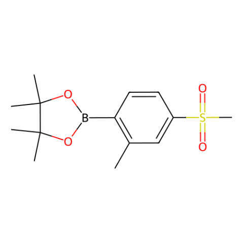 aladdin 阿拉丁 T586134 4,4,5,5-四甲基-2-(2-甲基-4-(甲基磺酰基)苯基)-1,3,2-二氧硼杂环戊烷 1011459-26-9 97%