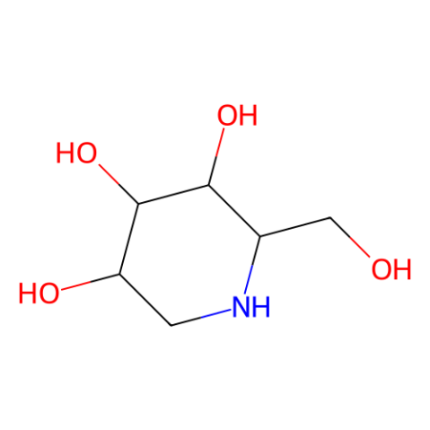 aladdin 阿拉丁 D101242 1-脱氧野尻霉素 19130-96-2 分析标准品，≥98%