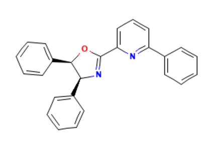 aladdin 阿拉丁 S587358 (4S,5R)-4,5-二苯基-2-(6-苯基吡啶-2-基)-4,5-二氢恶唑 1509929-23-0 98% 99%ee
