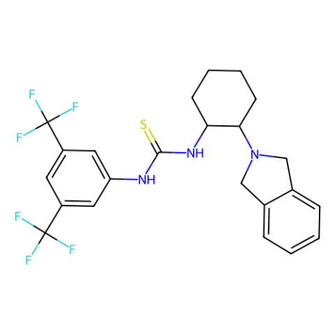 aladdin 阿拉丁 N281706 N-[3,5-双(三氟甲基)苯基]-N'-[(1R,2R)-2-(1,3-二氢-2H-异吲哚-2-基)环己基]硫脲 620960-27-2 95%,99% ee