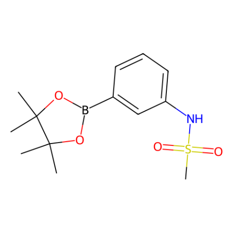 aladdin 阿拉丁 M183565 3-甲烷磺酰氨基苯基硼酸频哪醇酯(含数量不等的酸酐) 305448-92-4 97%