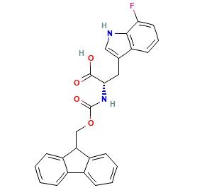 aladdin 阿拉丁 S587939 (S)-2-((((9H-芴-9-基)甲氧基)羰基)氨基)-3-(7-氟-1H-吲哚-3-基)丙酸 1956434-65-3 95%