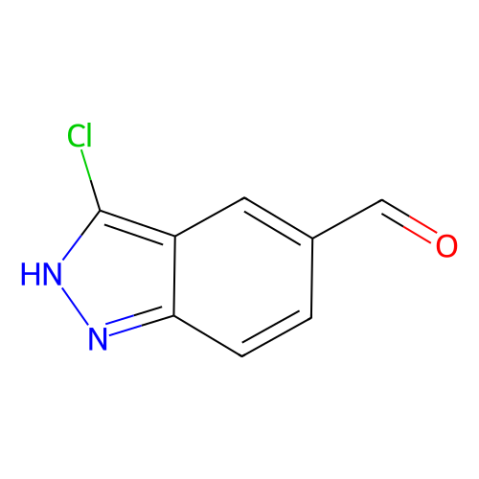 aladdin 阿拉丁 C467044 3-氯-1H-吲唑-5-甲醛 1086391-03-8 97%