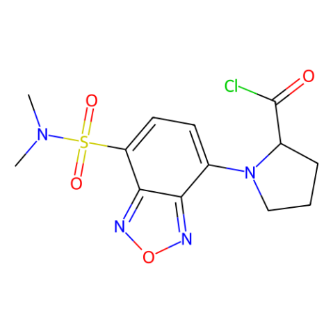 aladdin 阿拉丁 S161317 (S)-(-)-DBD-Pro-COCl [=(S)-(-)-4-(N,N-二甲氨基磺酰基)-7-(2-氯甲酰四氢吡咯-1-基)-2,1,3-苯并恶二唑][用于旋光纯度测定的高效液相色谱标记试剂] 150993-63-8 >90.0%(HPLC)