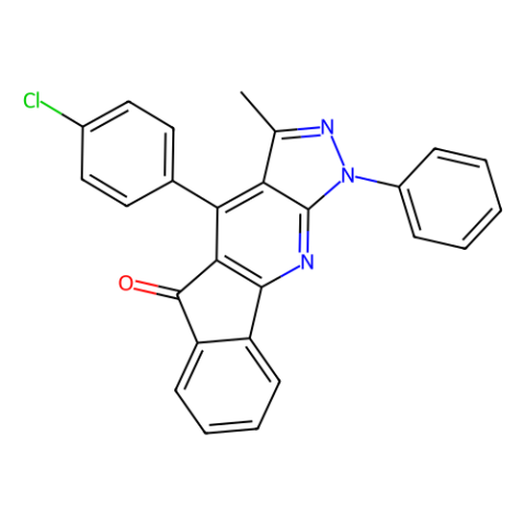 aladdin 阿拉丁 C342221 4-（4-氯苯基）-3-甲基-1-苯基-1H-茚并[1,2-b]吡唑并[4,3-e]吡啶-5-酮 1009630-24-3 97%