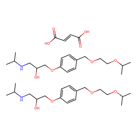aladdin 阿拉丁 B124795 比索洛尔富马酸盐 104344-23-2 ≥98% (HPLC)