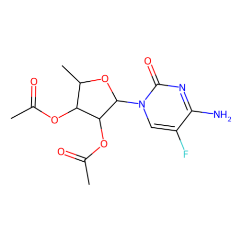 aladdin 阿拉丁 D191268 2',3'二-O-乙酰基-5'-脱氧-5-氟胞苷 161599-46-8 99%
