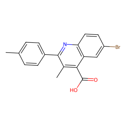 aladdin 阿拉丁 B333961 6-溴-3-甲基-2-对甲苯基喹啉-4-羧酸 351000-02-7 98%