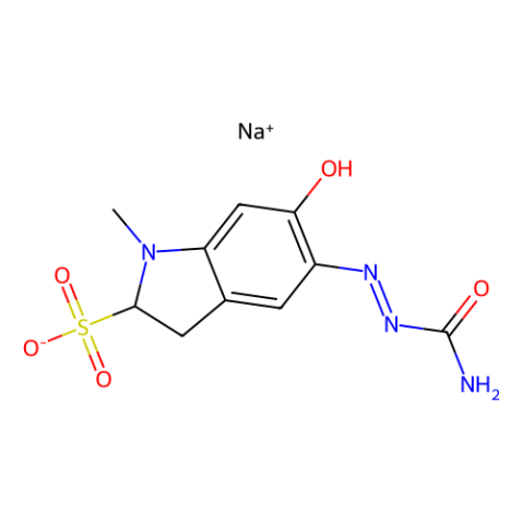 aladdin 阿拉丁 C129368 Carbazochrome 磺酸钠 (AC-17) 51460-26-5 ≥98%