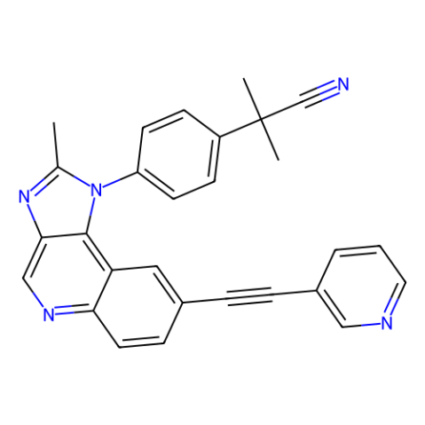 aladdin 阿拉丁 N126203 NVP-BAG956,PI 3-激酶和PDPK1（PDK1）双重抑制剂 853910-02-8 95%