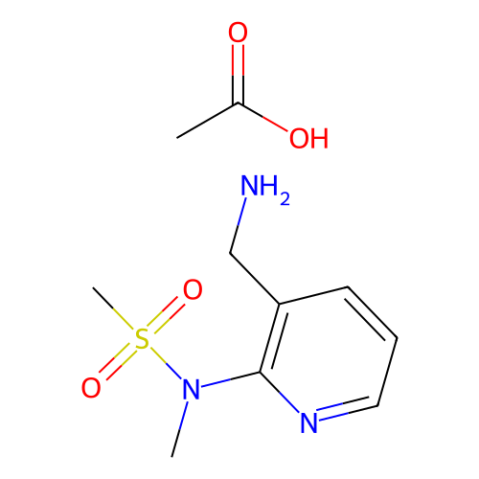 aladdin 阿拉丁 N189584 N-(3-(氨基甲基)吡啶-2-基)-N-甲基甲磺酰胺乙酸 1073159-75-7 97%
