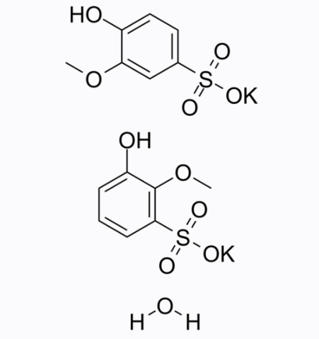 aladdin 阿拉丁 P413334 半水愈创木酚磺酸钾 78247-49-1 98%