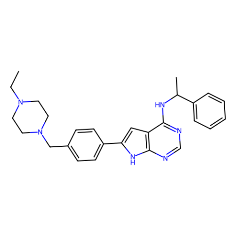 aladdin 阿拉丁 A126830 AEE788 (NVP-AEE788),EGFR和VEGFR抑制剂 497839-62-0 ≥97%