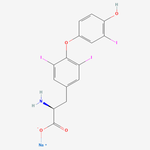 aladdin 阿拉丁 L129594 3,3',5-三碘-L-甲状腺素钠 55-06-1 ≥97%